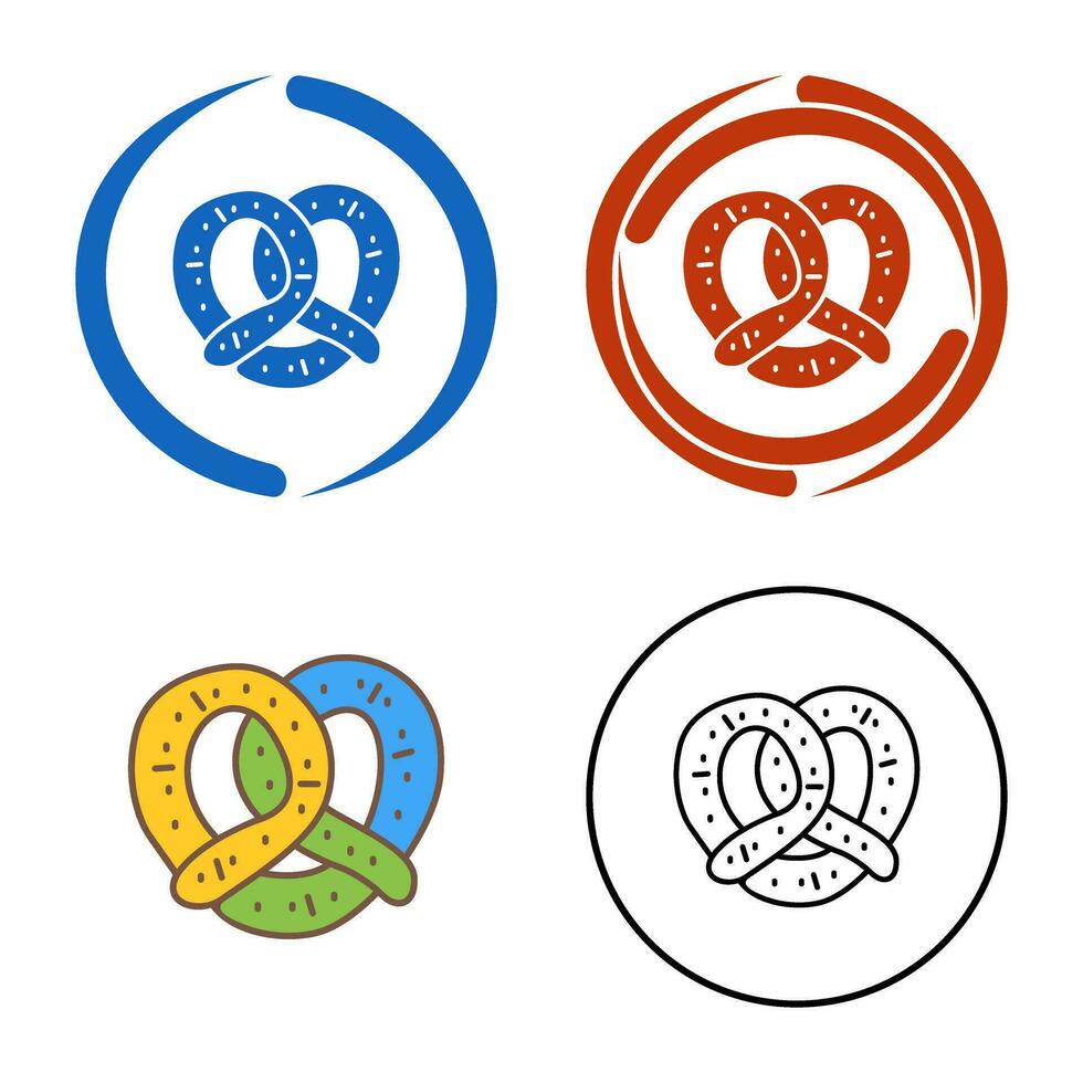 Pretzel Vector Icon