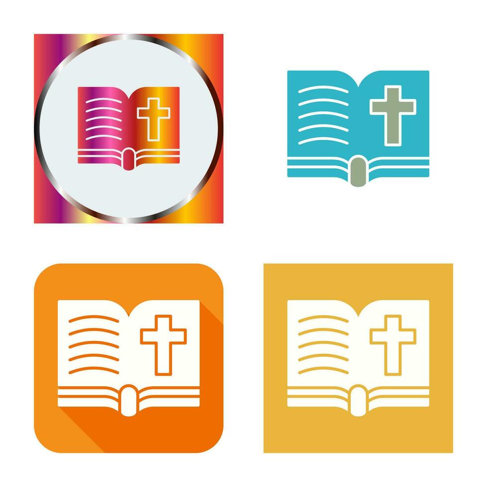 icono de vector de biblia