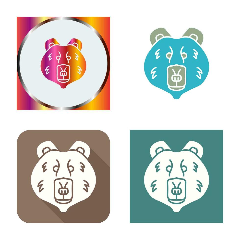 Polar Bear Vector Icon