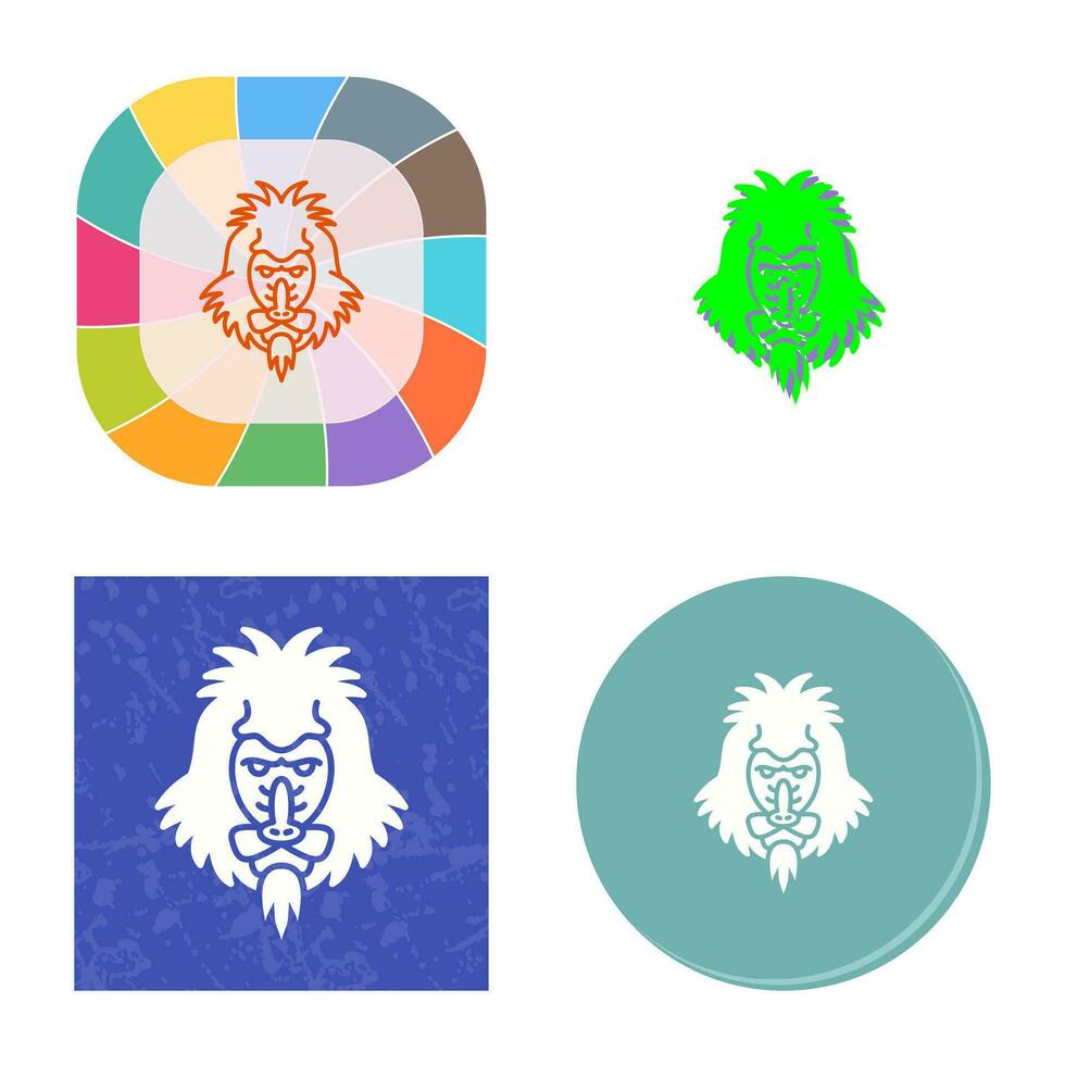 Mandrill Vector Icon
