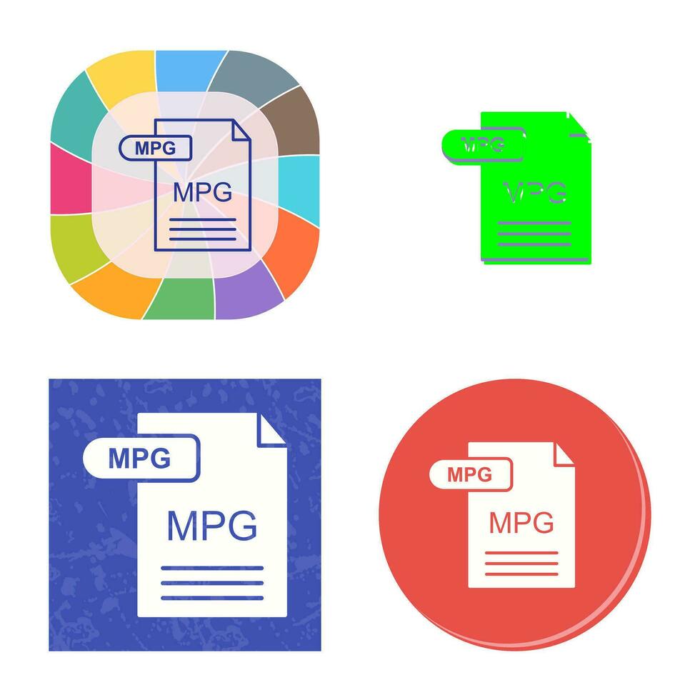 MPG Vector Icon