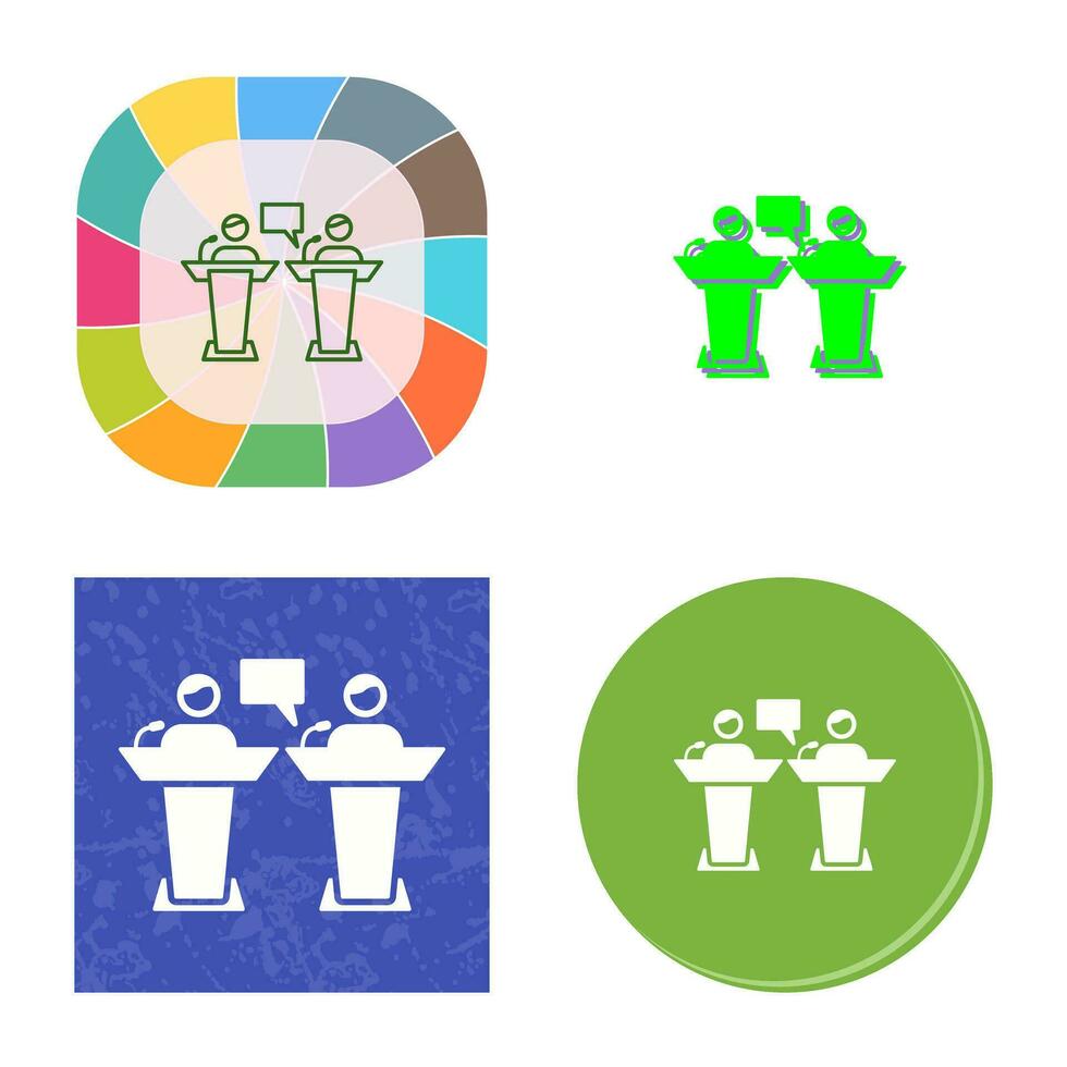 Debate Vector Icon