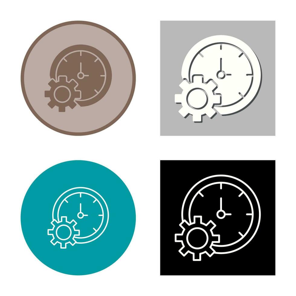 Time Setting Vector Icon