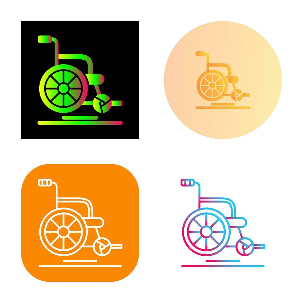 Wheel Chair Vector Icon