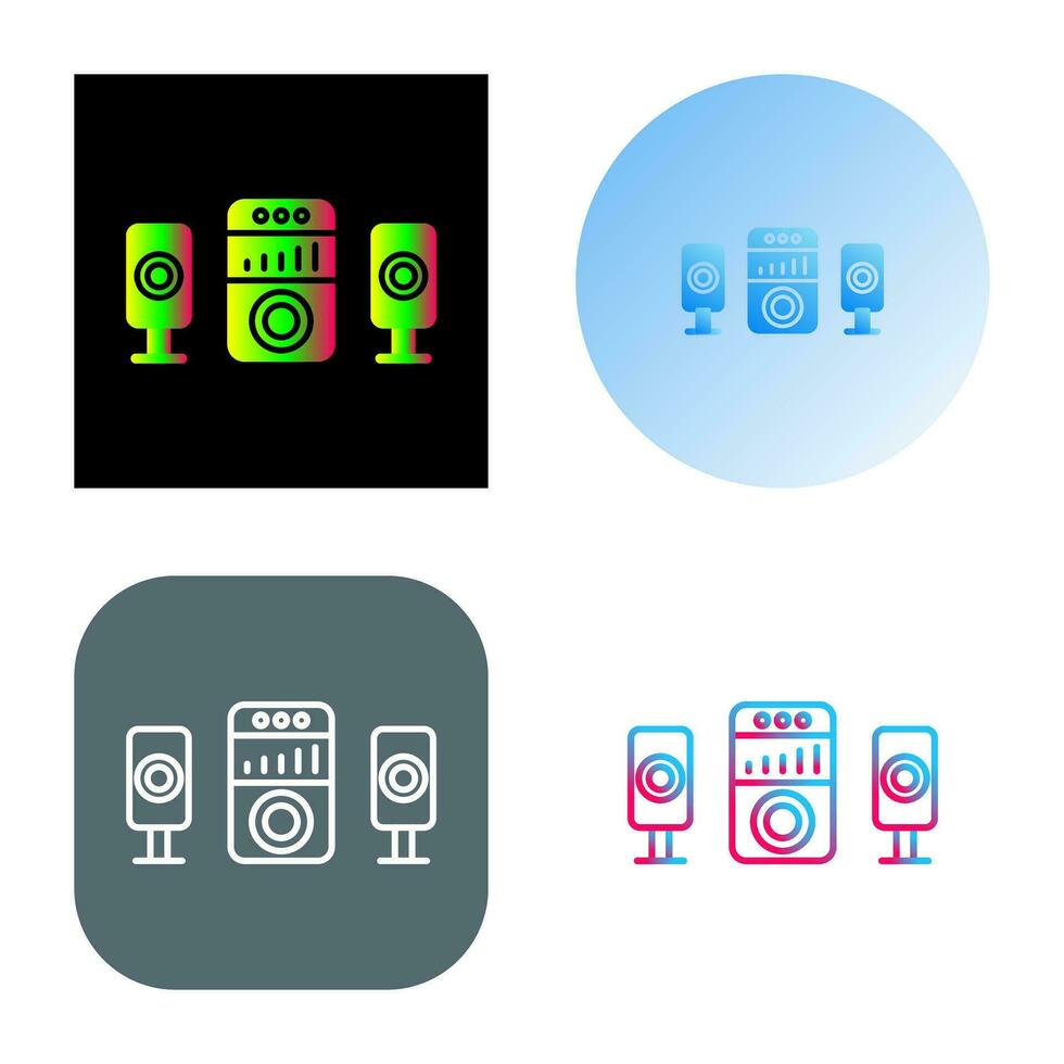 Sound System Vector Icon