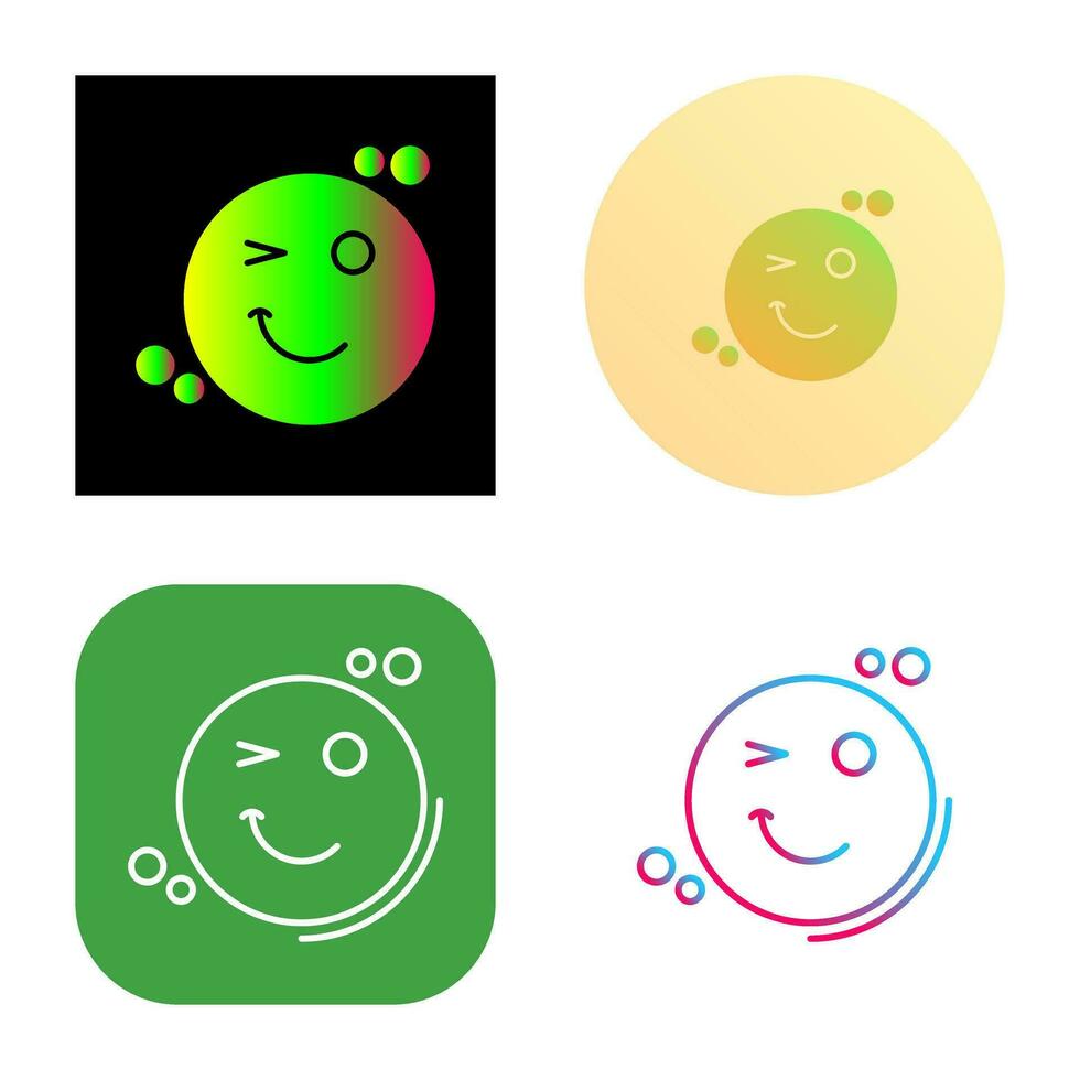 Wink Vector Icon