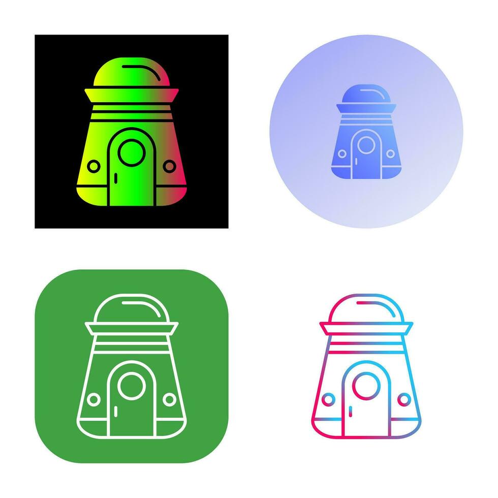 Space Capsule Vector Icon