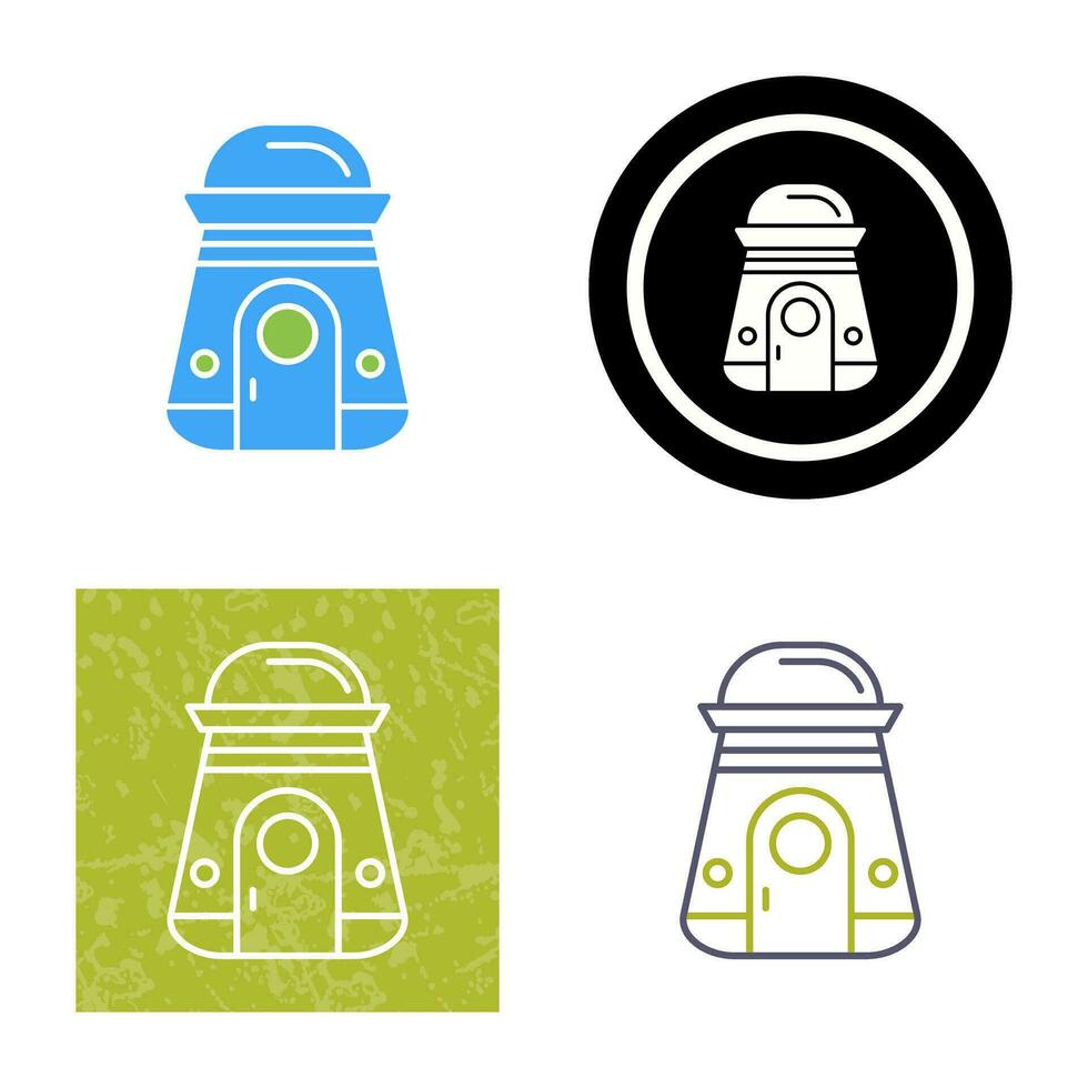 Space Capsule Vector Icon