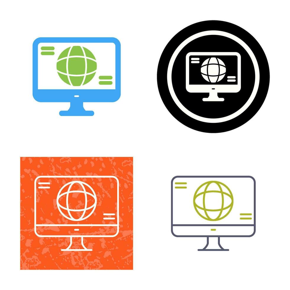 Monitor Vector Icon