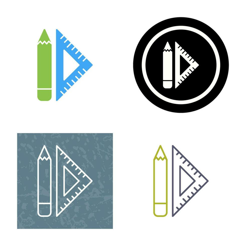 Set Square Vector Icon
