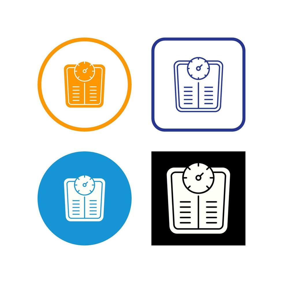Weight Scale Vector Icon