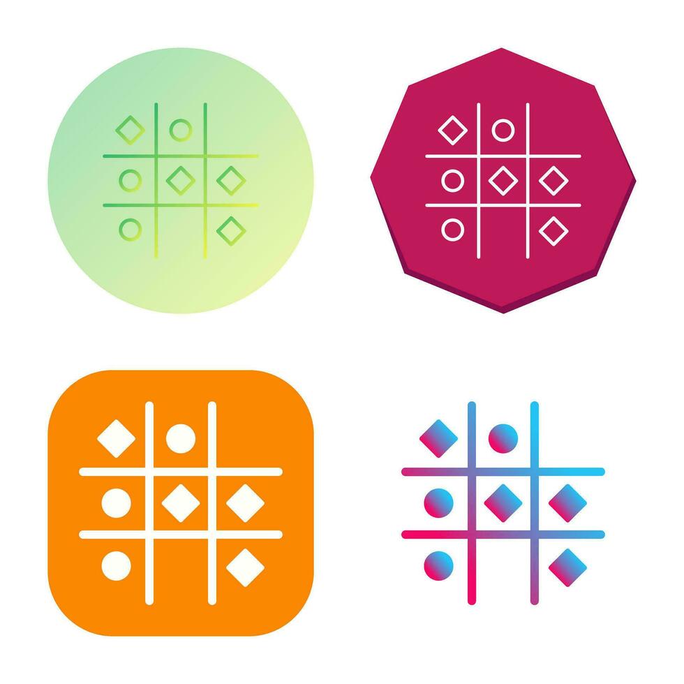 Tic Tac Toe Vector Icon