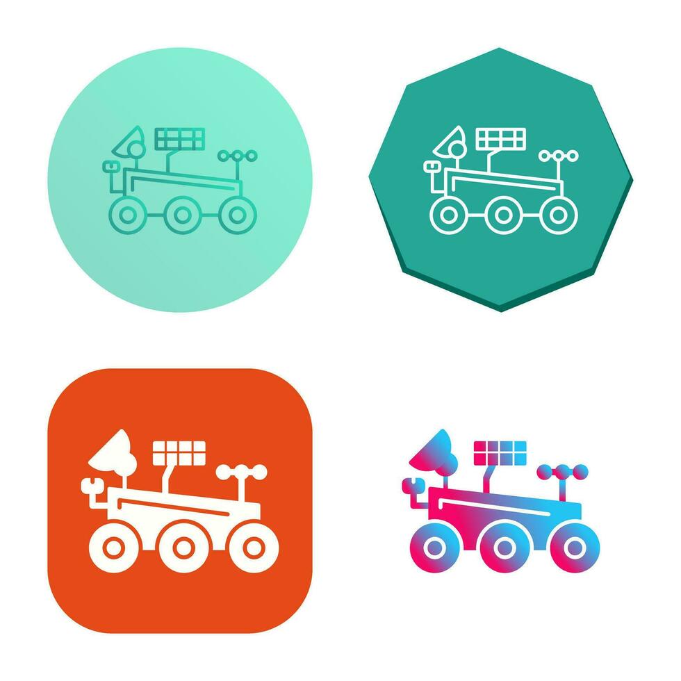 Mars Rover Vector Icon