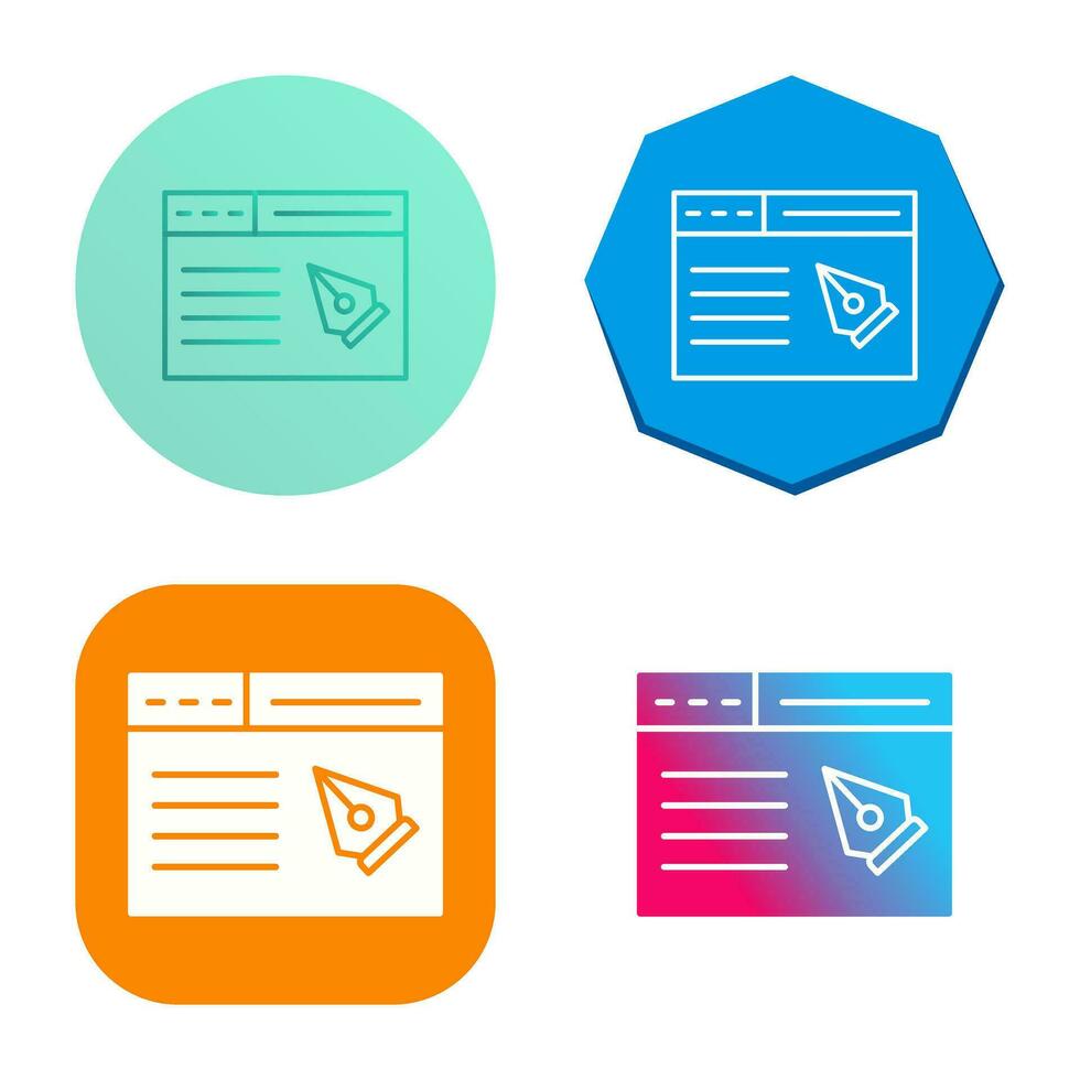 Web Page Vector Icon