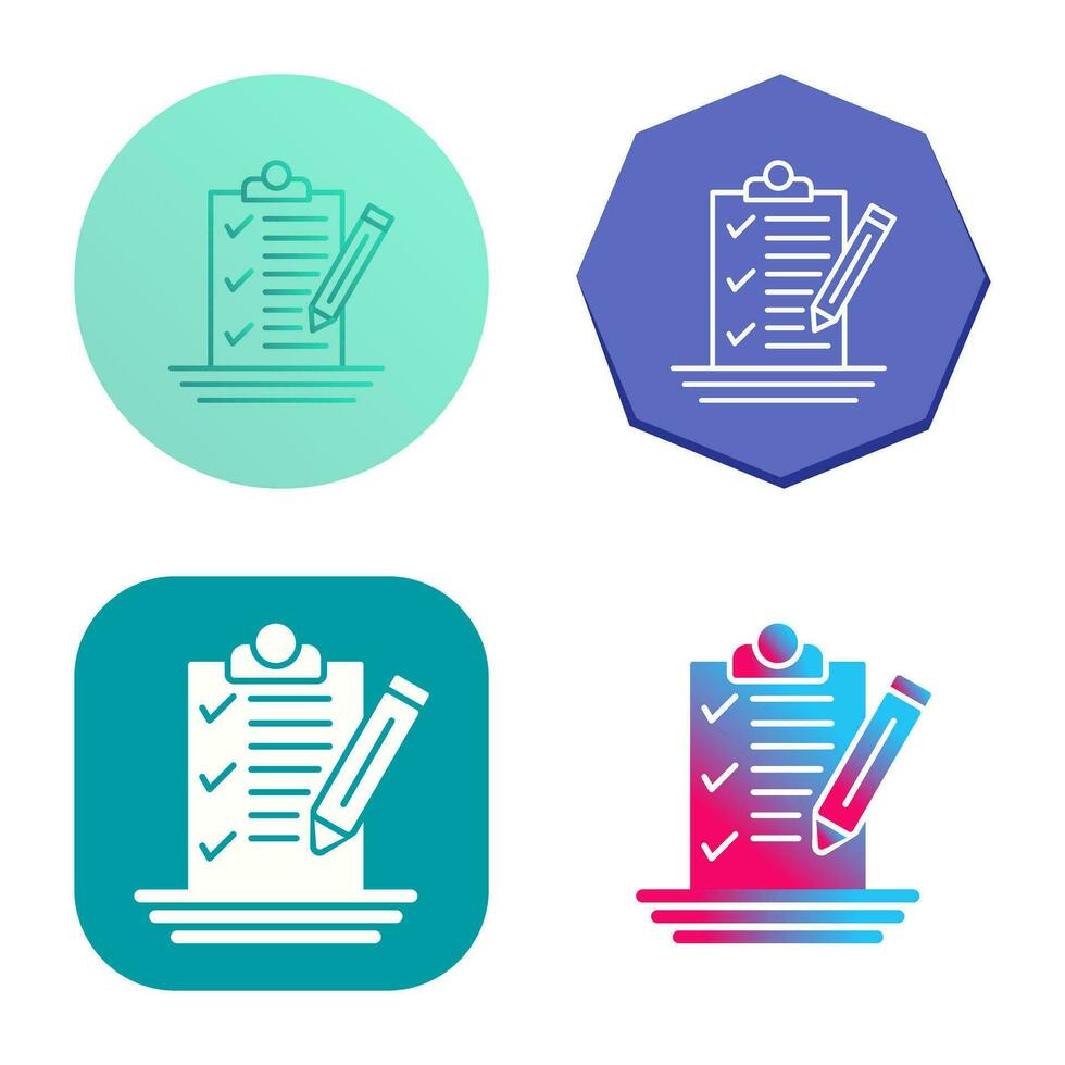 Check List Vector Icon