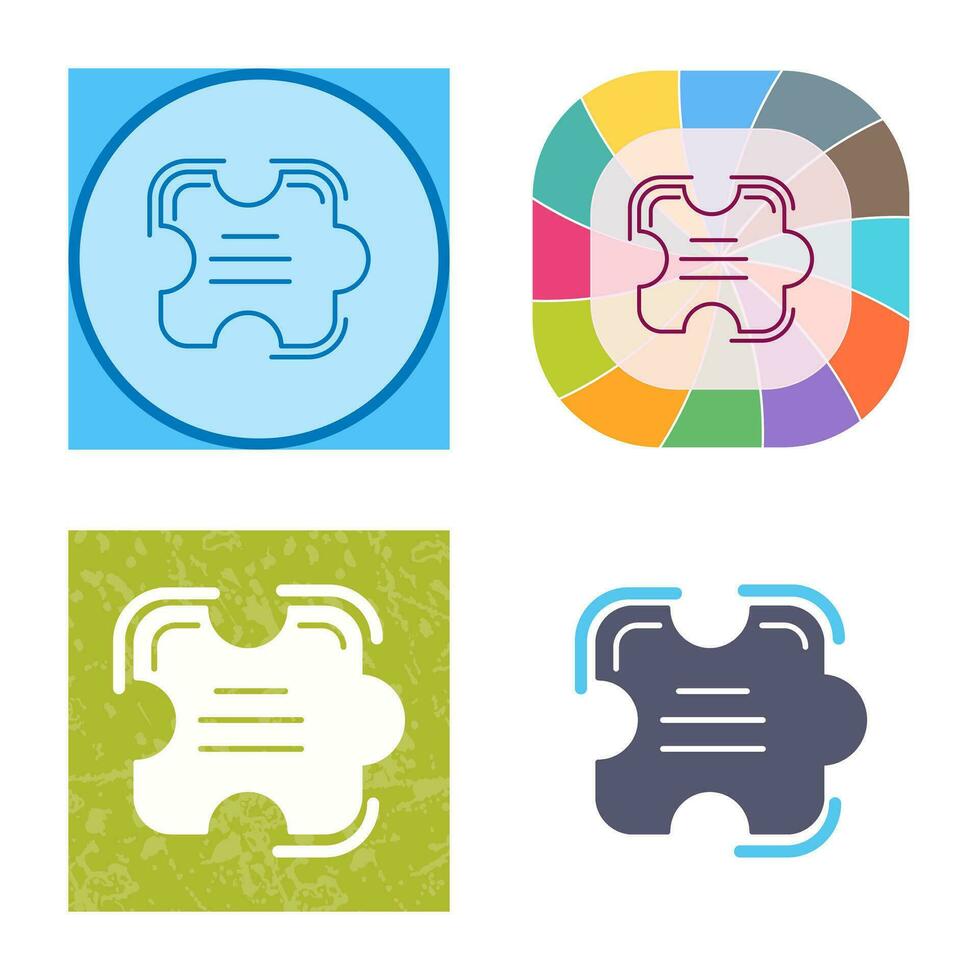 Puzzle Vector Icon