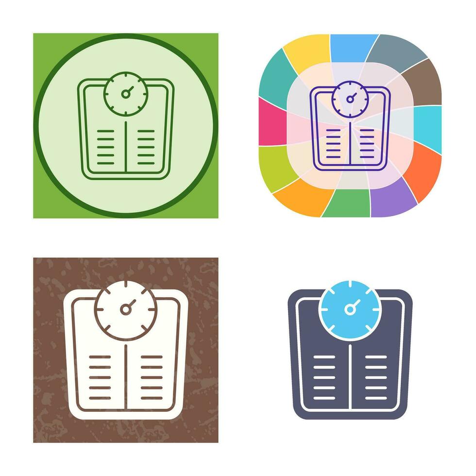 Weight Scale Vector Icon
