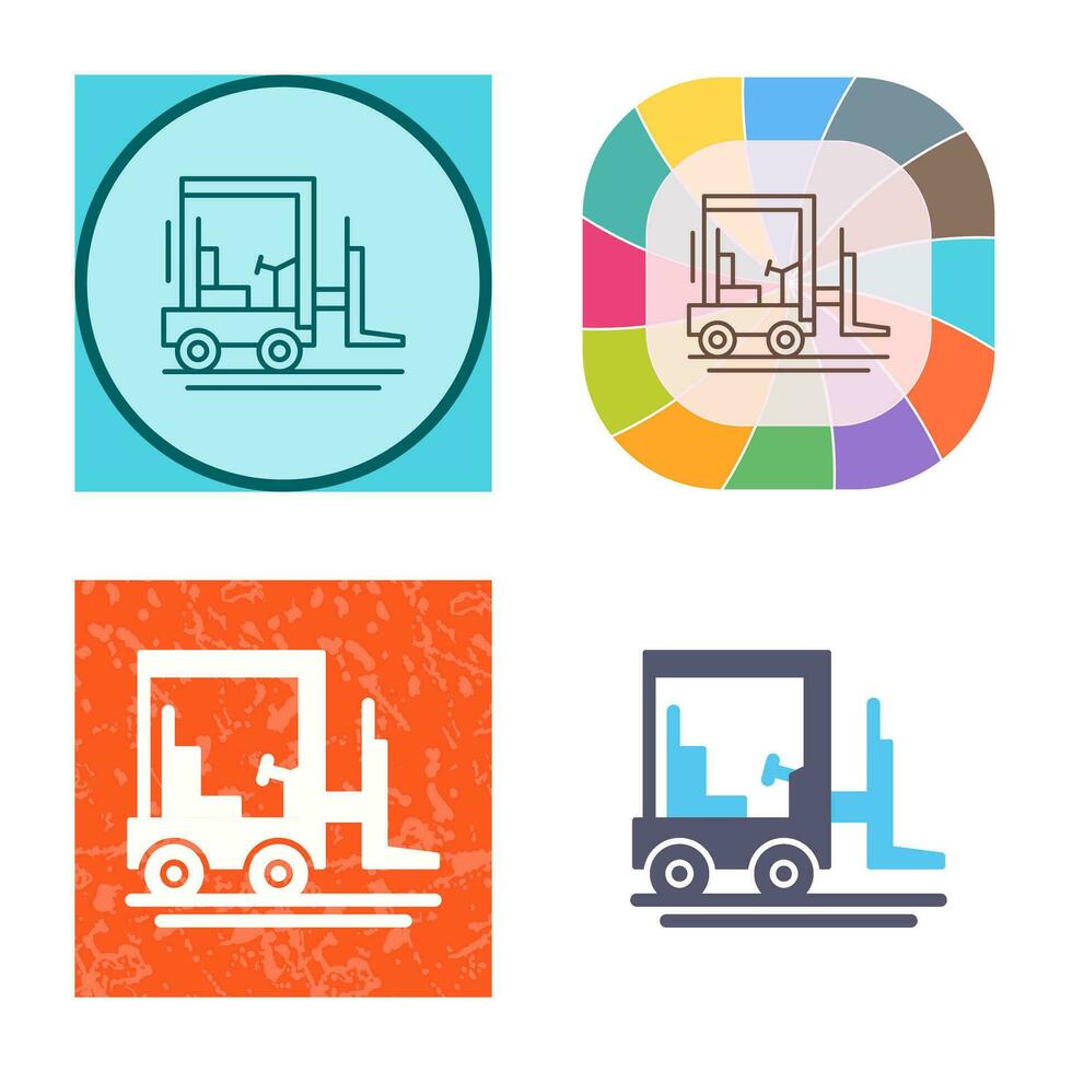 Forklift Vector Icon