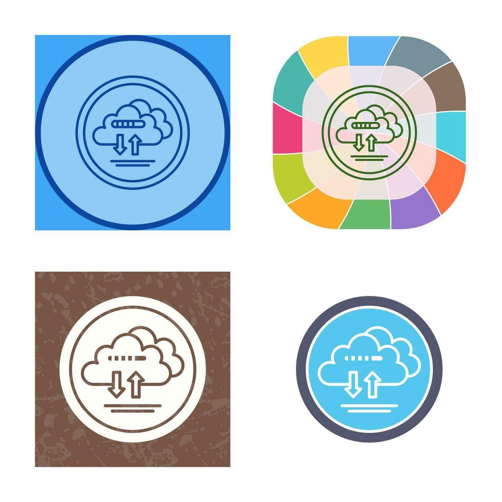 Cloud Data Vector Icon