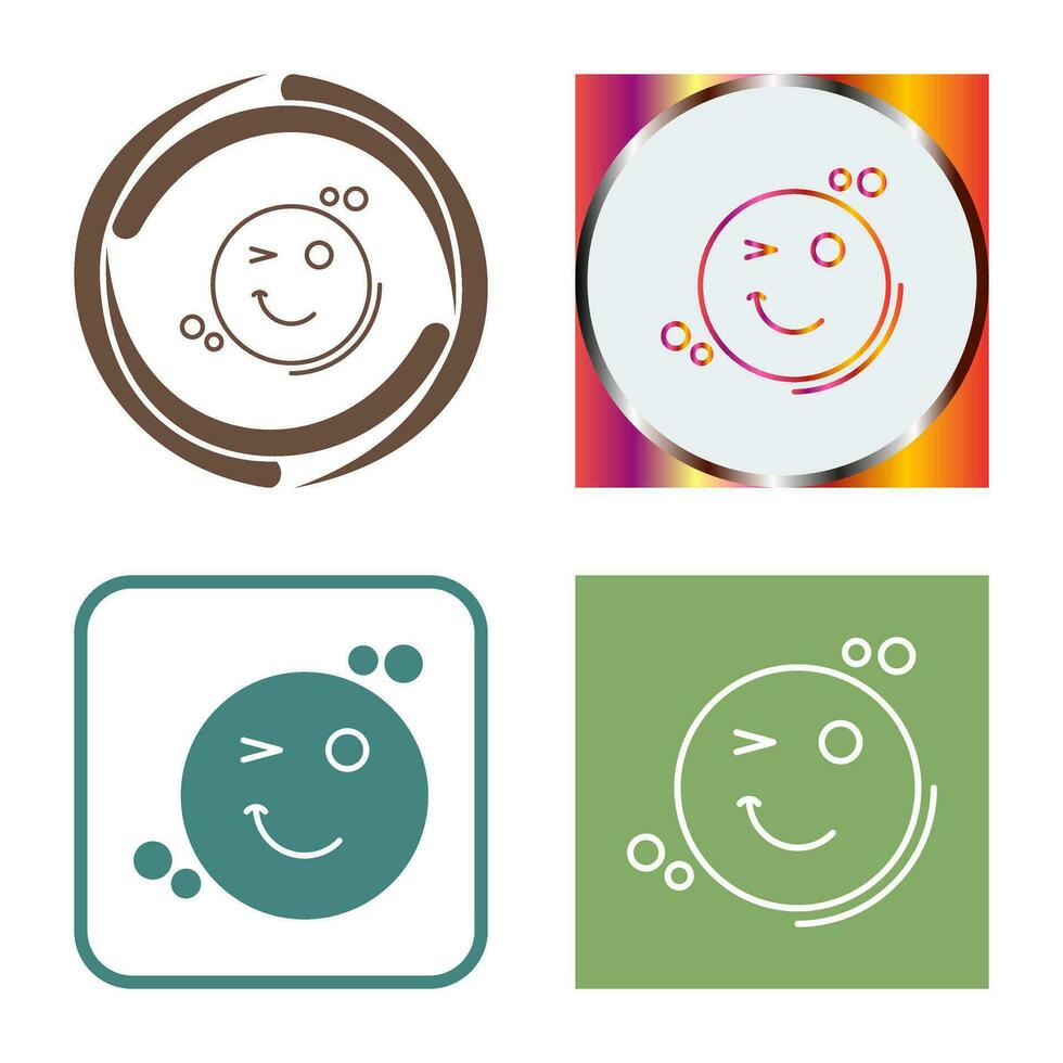 Wink Vector Icon