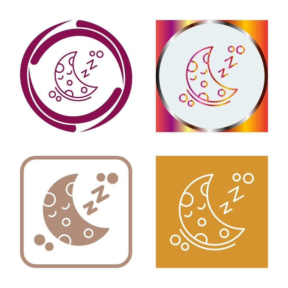 Sleeping Vector Icon