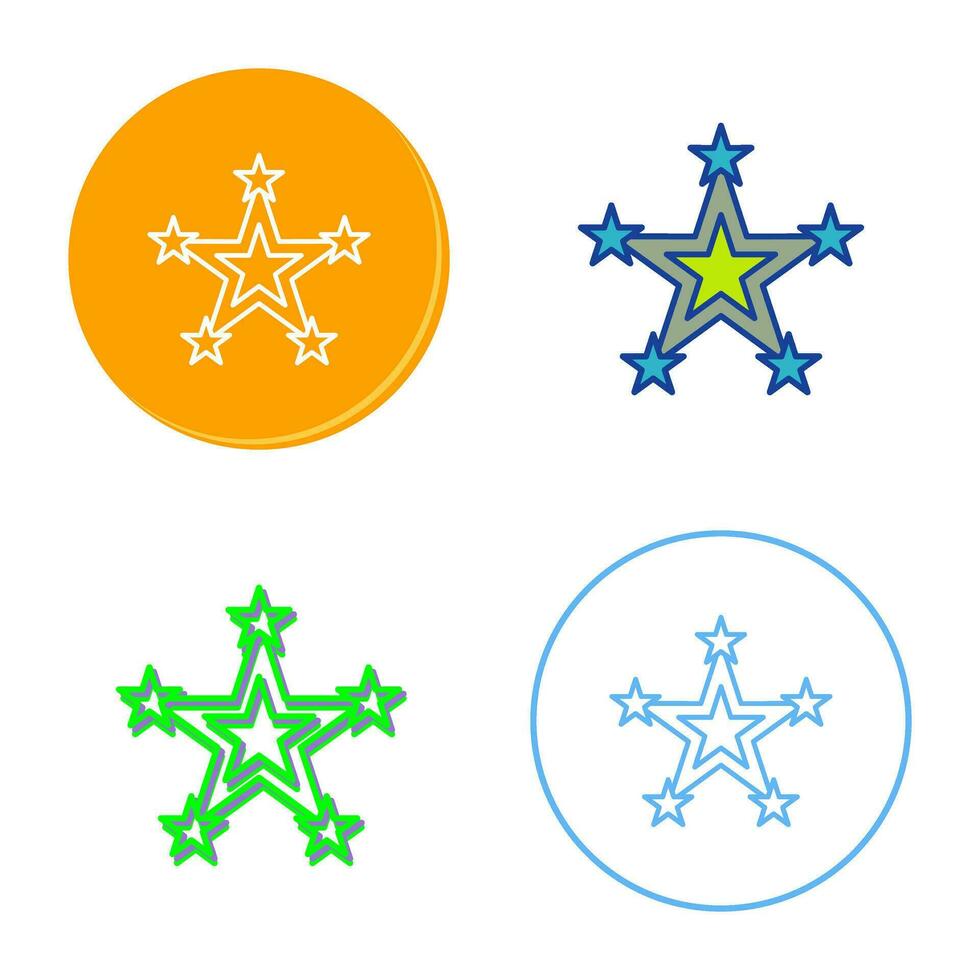 icono de vector de estrella