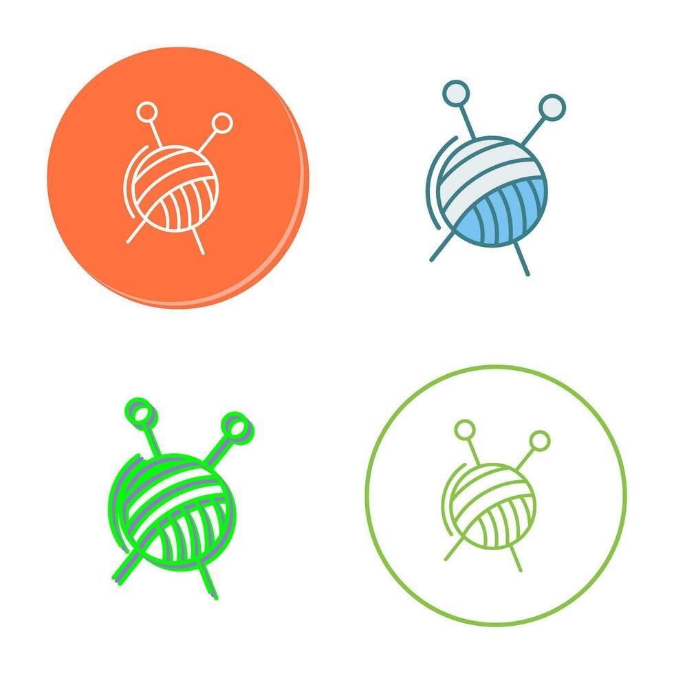 Knitting Vector Icon