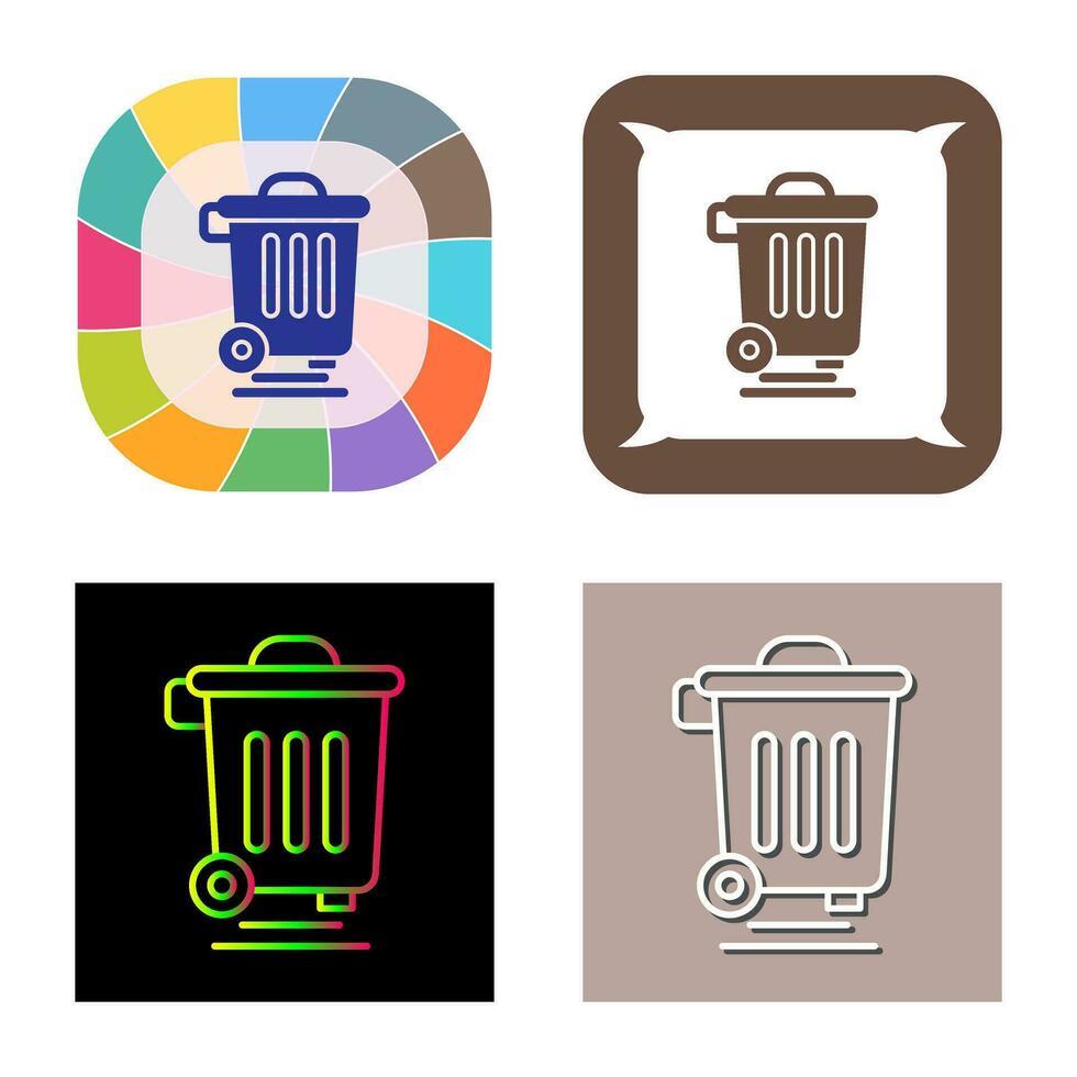 Dustbin Vector Icon