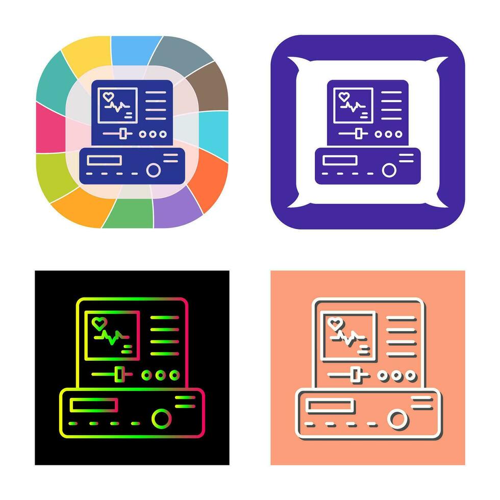 Electrocardiogram Vector Icon