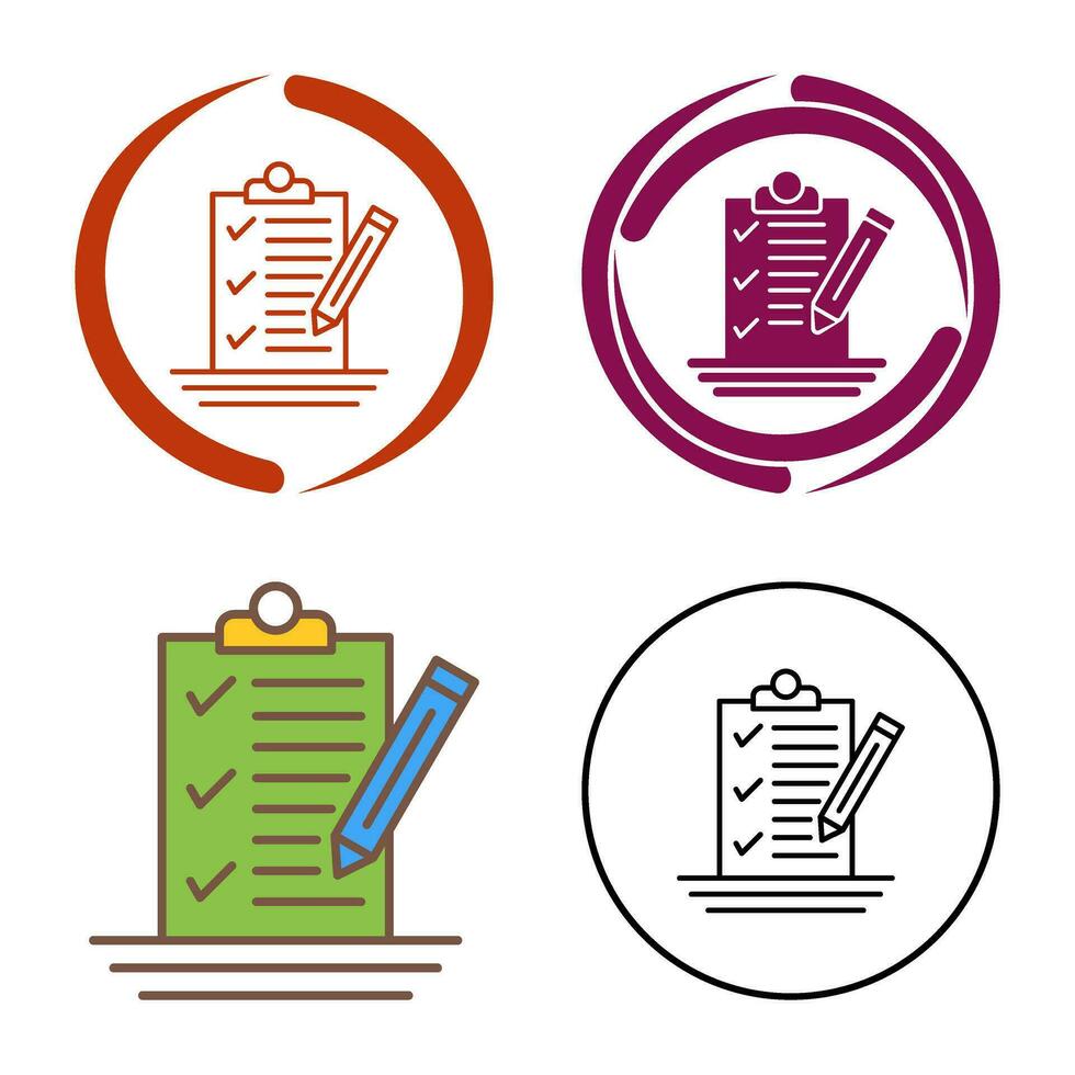 Check List Vector Icon