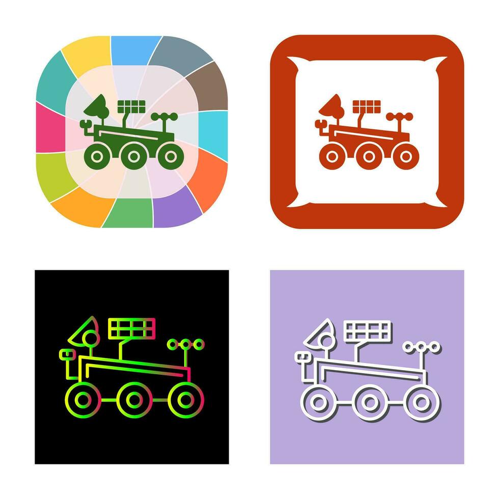 Mars Rover Vector Icon