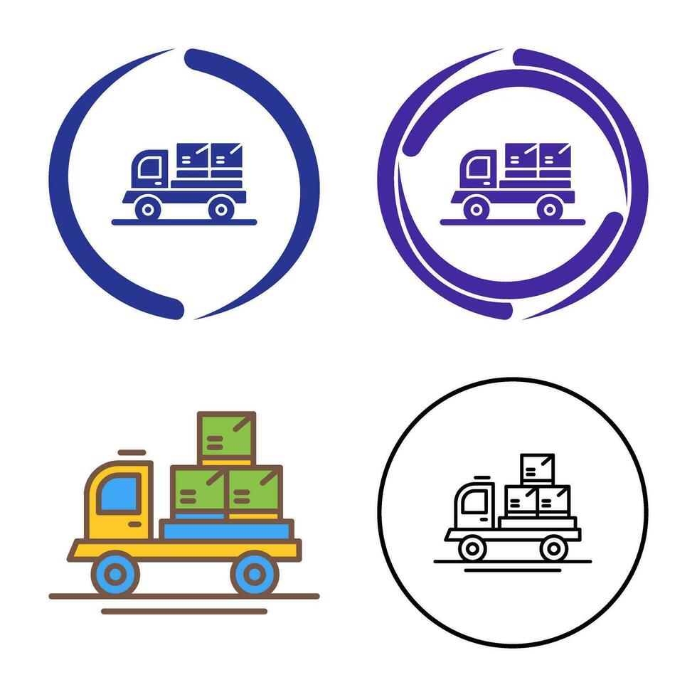 Delivery Truck Vector Icon