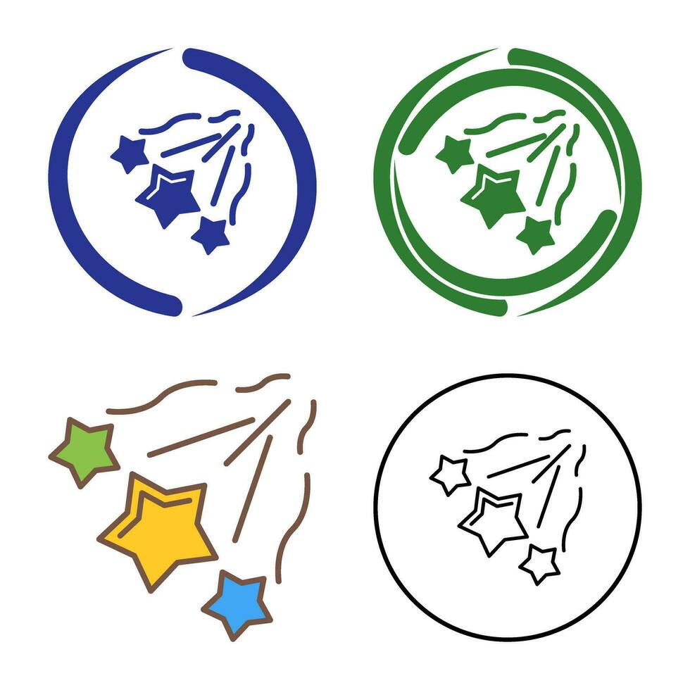 Falling Stars Vector Icon