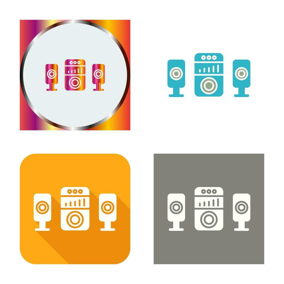 Sound System Vector Icon