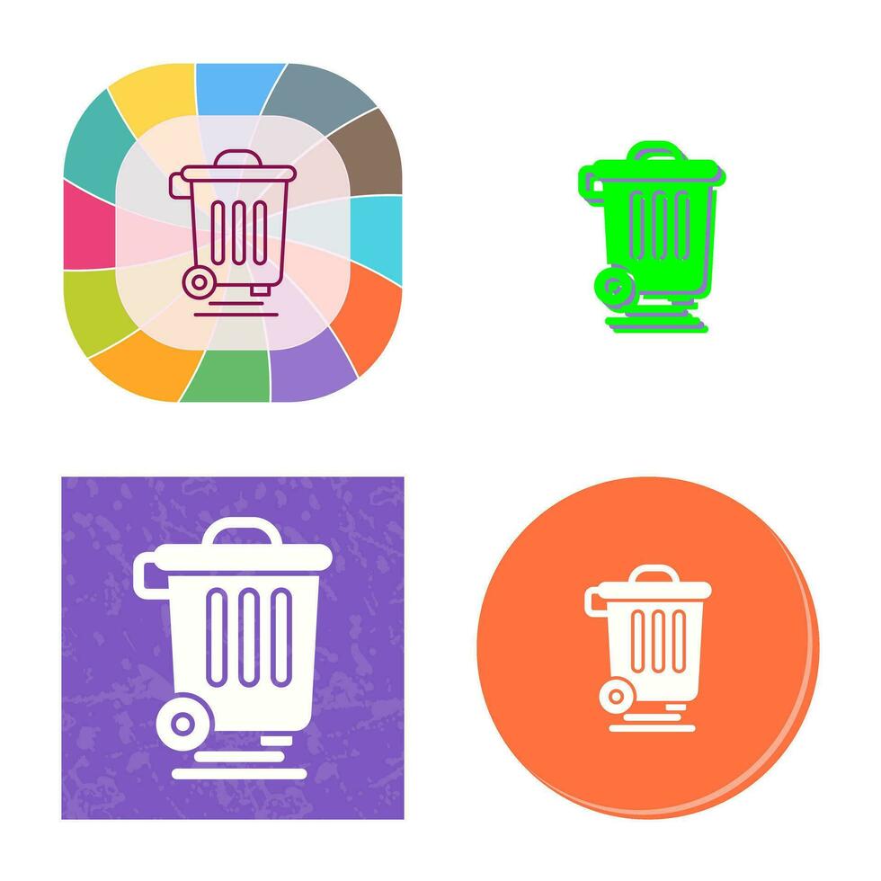 Dustbin Vector Icon