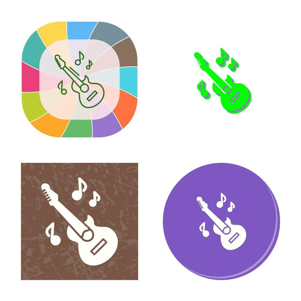 icono de vector de guitarra