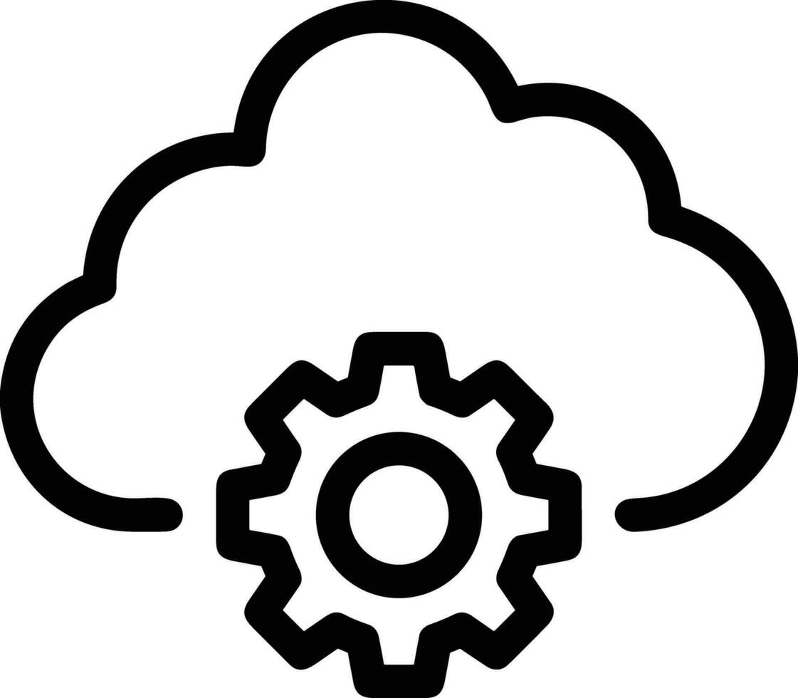 Gear setting symbol icon vector image. Illustration of the industrial wheel mechine mechanism design image