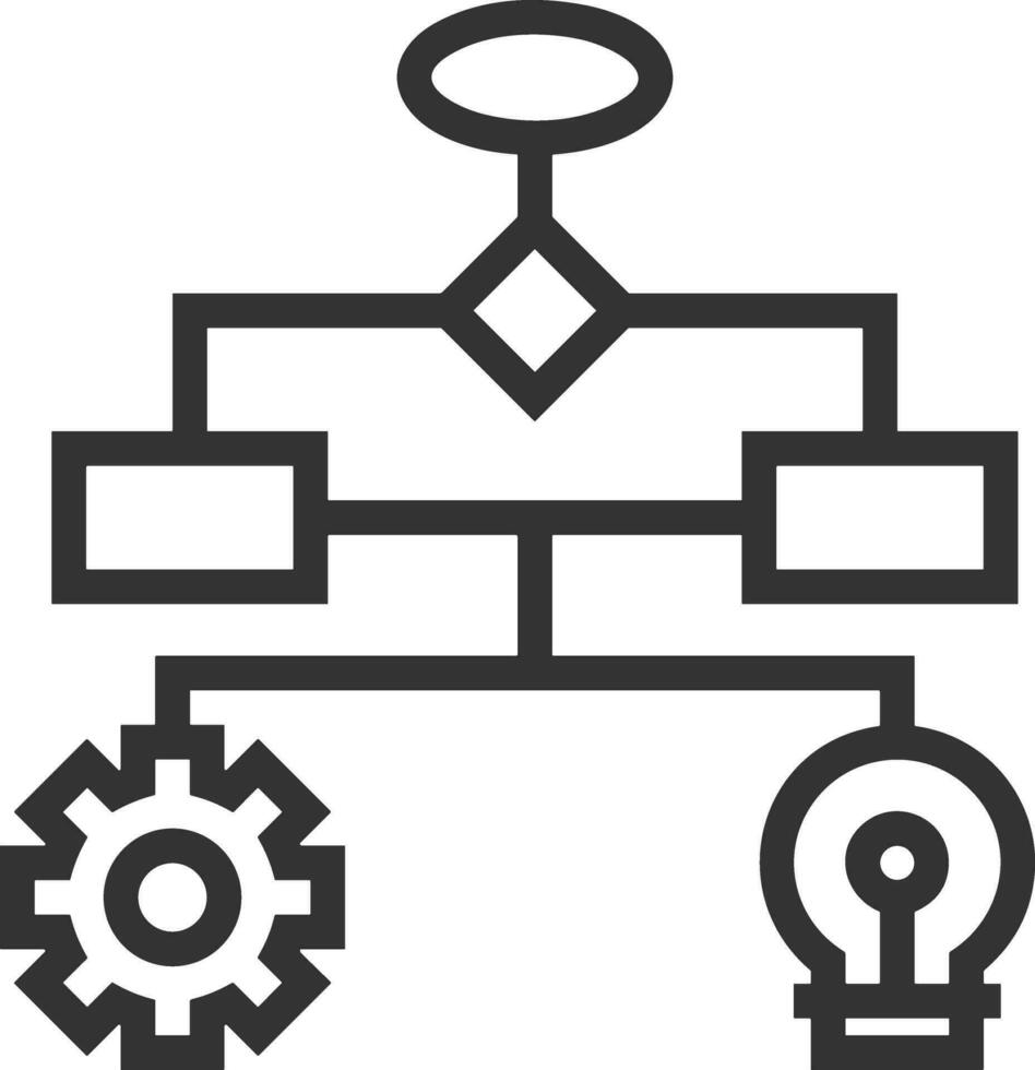 Gear setting symbol icon vector image. Illustration of the industrial wheel mechine mechanism design image