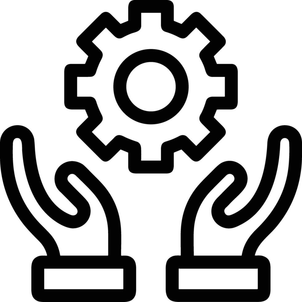 engranaje ajuste símbolo icono vector imagen. ilustración de el industrial rueda máquina mecanismo diseño imagen