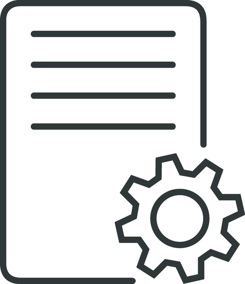 Gear setting symbol icon vector image. Illustration of the industrial wheel mechine mechanism design image