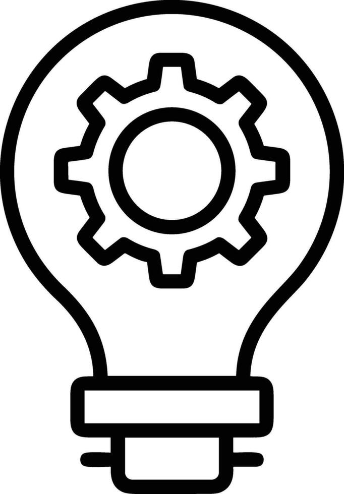 Gear setting symbol icon vector image. Illustration of the industrial wheel mechine mechanism design image