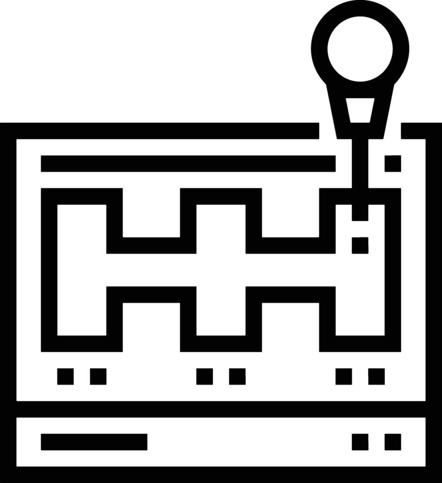 Gear setting symbol icon vector image. Illustration of the industrial wheel mechine mechanism design image