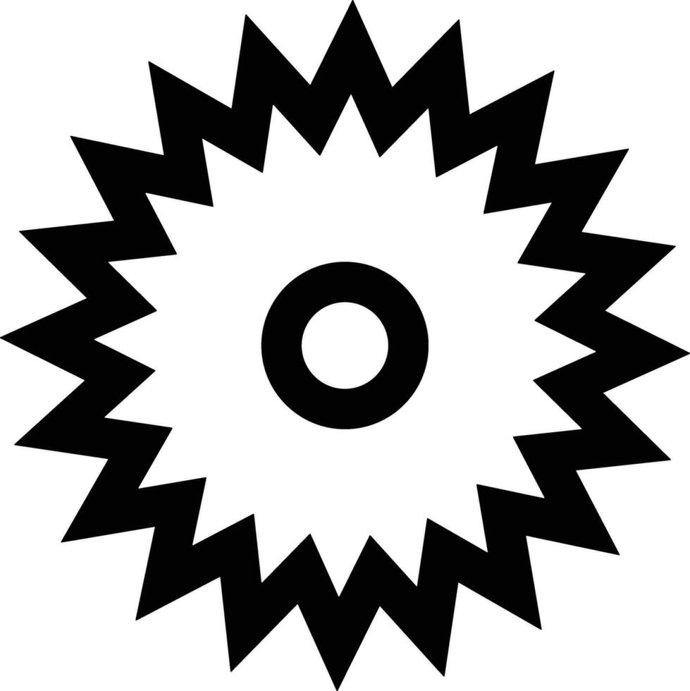 Gear setting symbol icon vector image. Illustration of the industrial wheel mechine mechanism design image