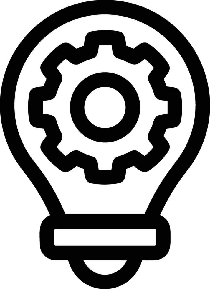 Gear setting symbol icon vector image. Illustration of the industrial wheel mechine mechanism design image