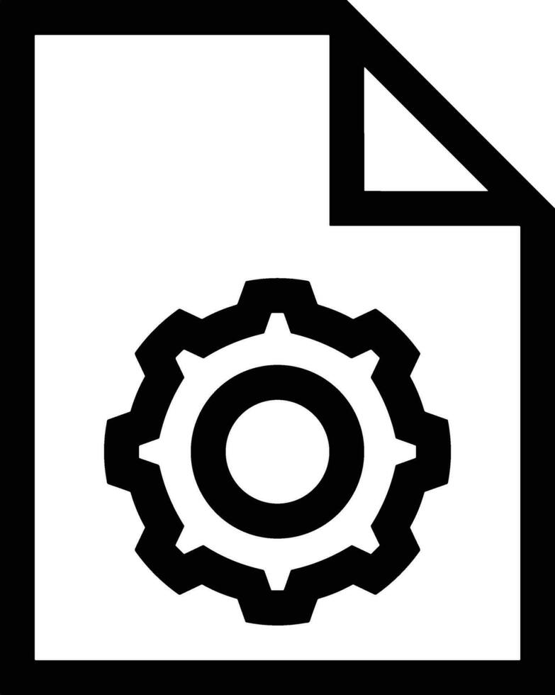 Gear setting symbol icon vector image. Illustration of the industrial wheel mechine mechanism design image