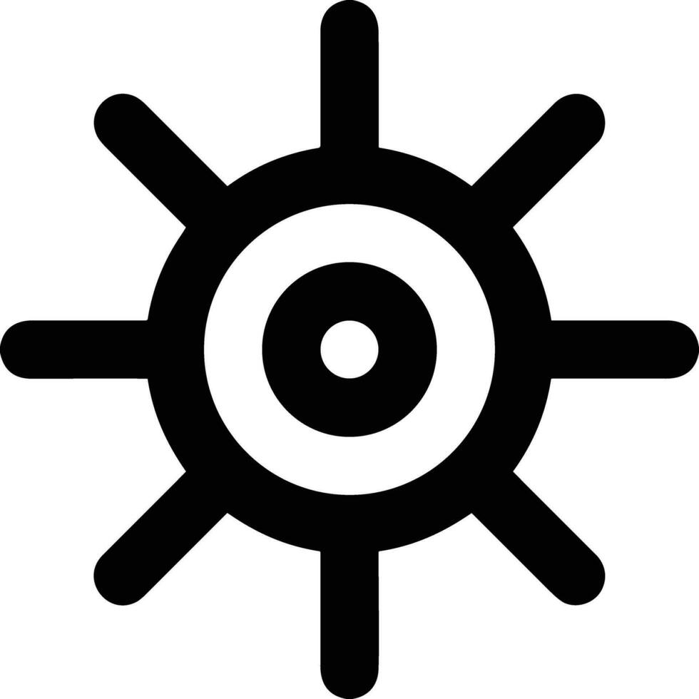 Gear setting symbol icon vector image. Illustration of the industrial wheel mechine mechanism design image
