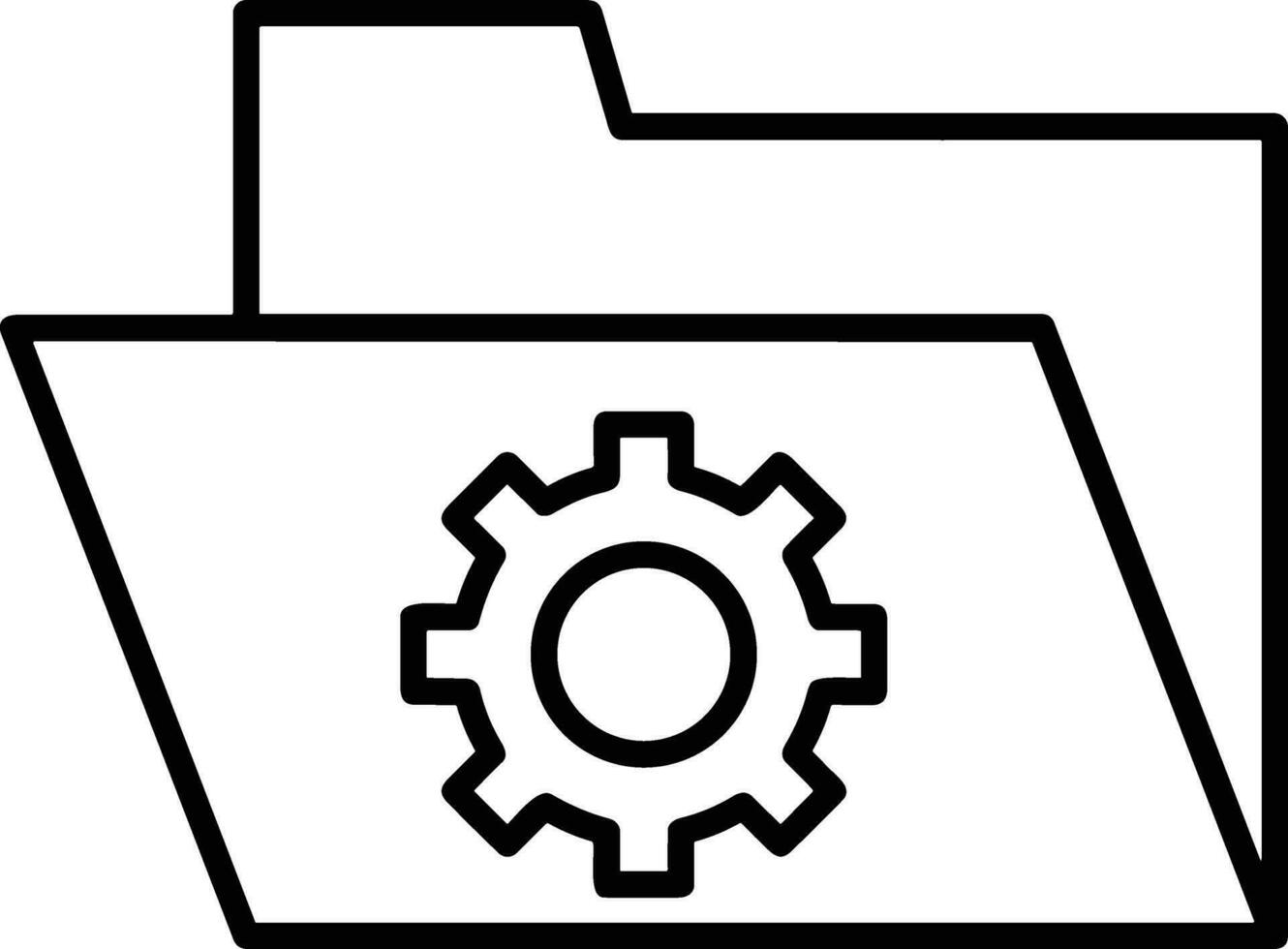 Gear setting symbol icon vector image. Illustration of the industrial wheel mechine mechanism design image