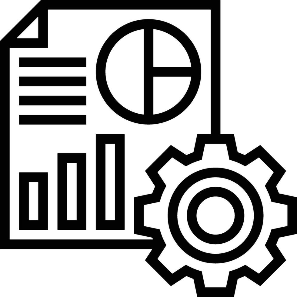 Gear setting symbol icon vector image. Illustration of the industrial wheel mechine mechanism design image