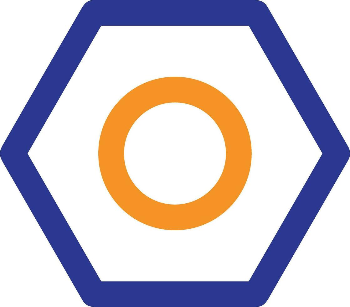 Gear setting symbol icon vector image. Illustration of the industrial wheel mechine mechanism design image