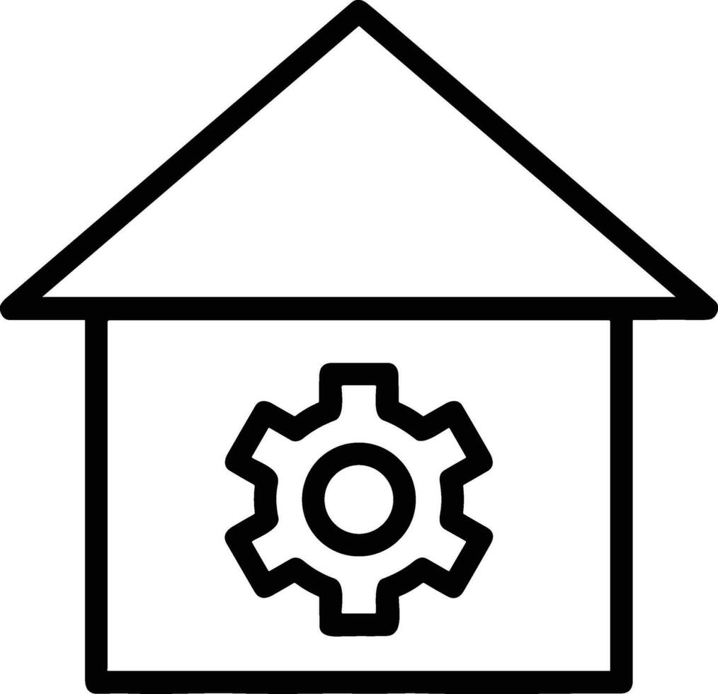 Gear setting symbol icon vector image. Illustration of the industrial wheel mechine mechanism design image